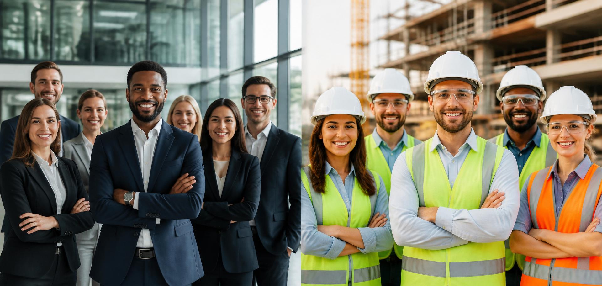 Professional workforce across sectors